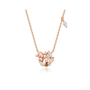 OST - August Birthstone Peridot Clover Birth Flower Necklace - OST - Jewelry - Harumio