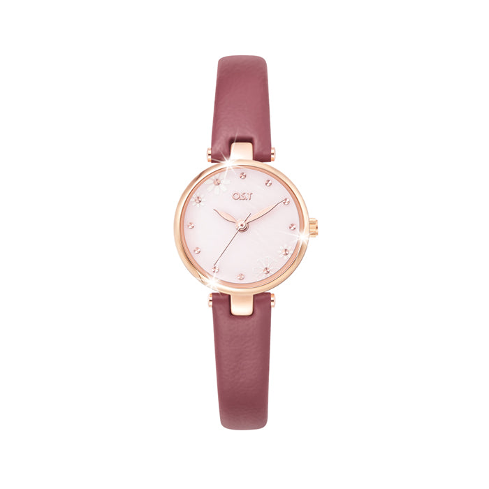 OST - Brown Women's Leather Watch