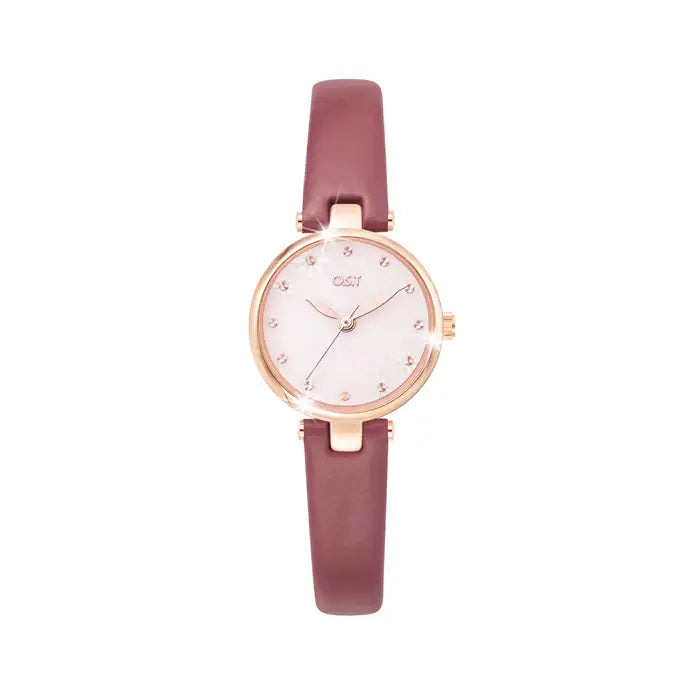 OST - Brown Women's Leather Watch - OST - Watch - Harumio