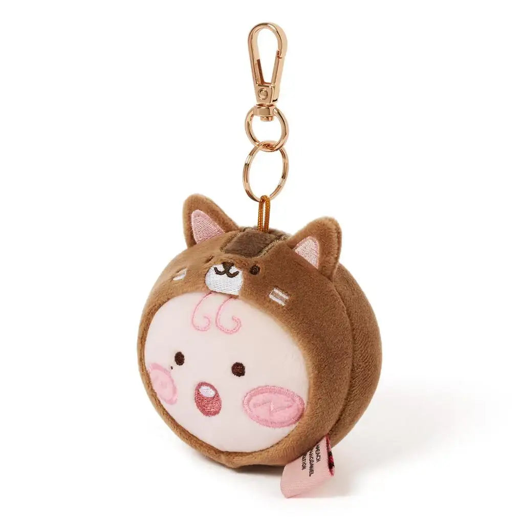 Apeach x KangDaniel - Apeach Face Plush Keychain - Apeach x KangDaniel - Accessories - Harumio