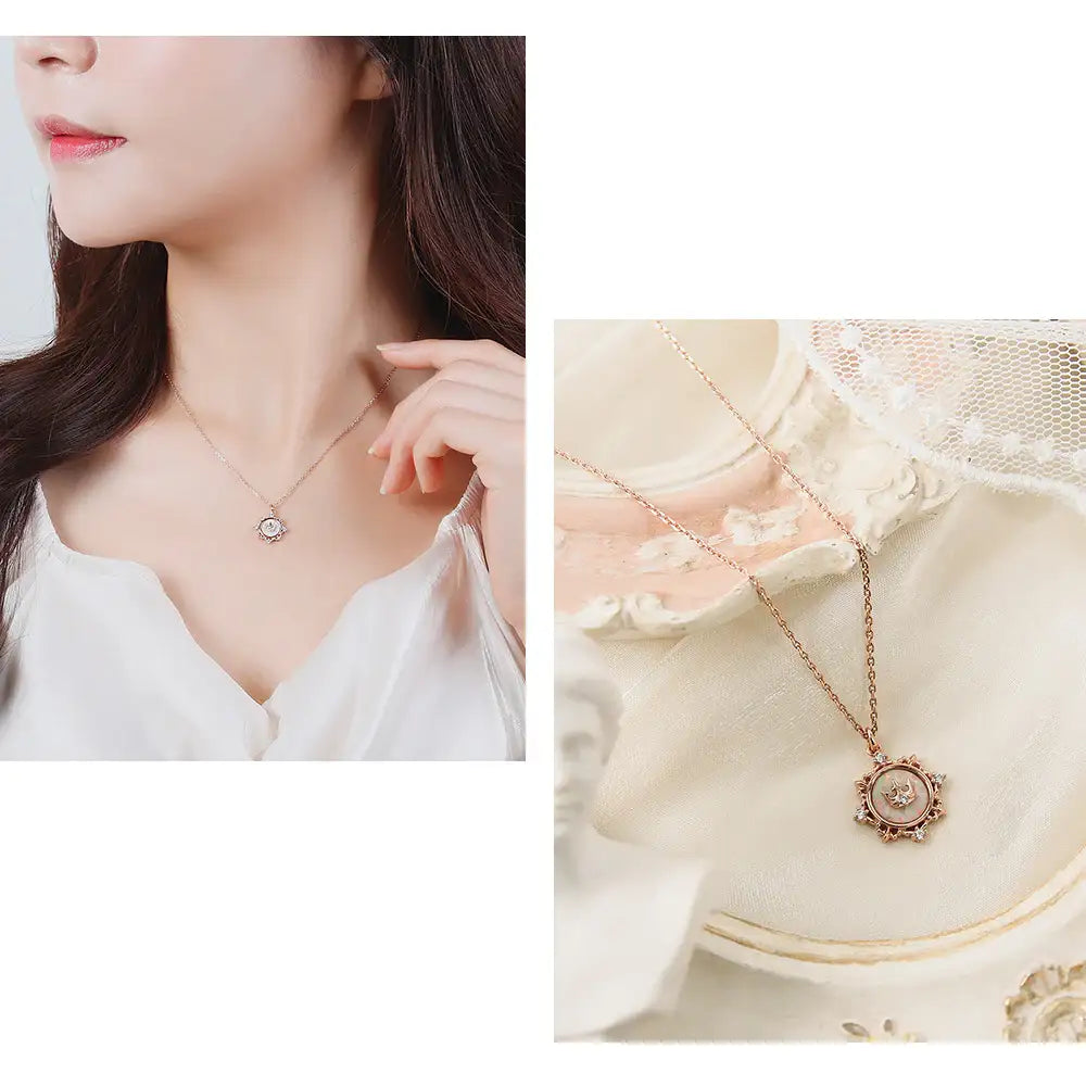 CLUE x My Greek Goddess - Silver Necklace - CLUE x My Greek Goddess - Jewelry - Harumio