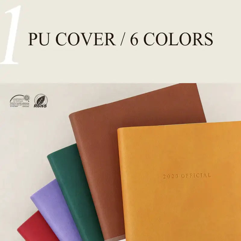 Indigo - 2023 Official Slim Monthly Diary - Indigo - Diary - Harumio