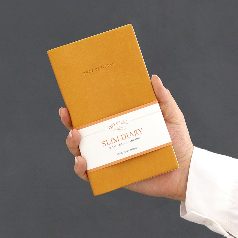 Indigo - 2023 Official Slim Monthly Diary
