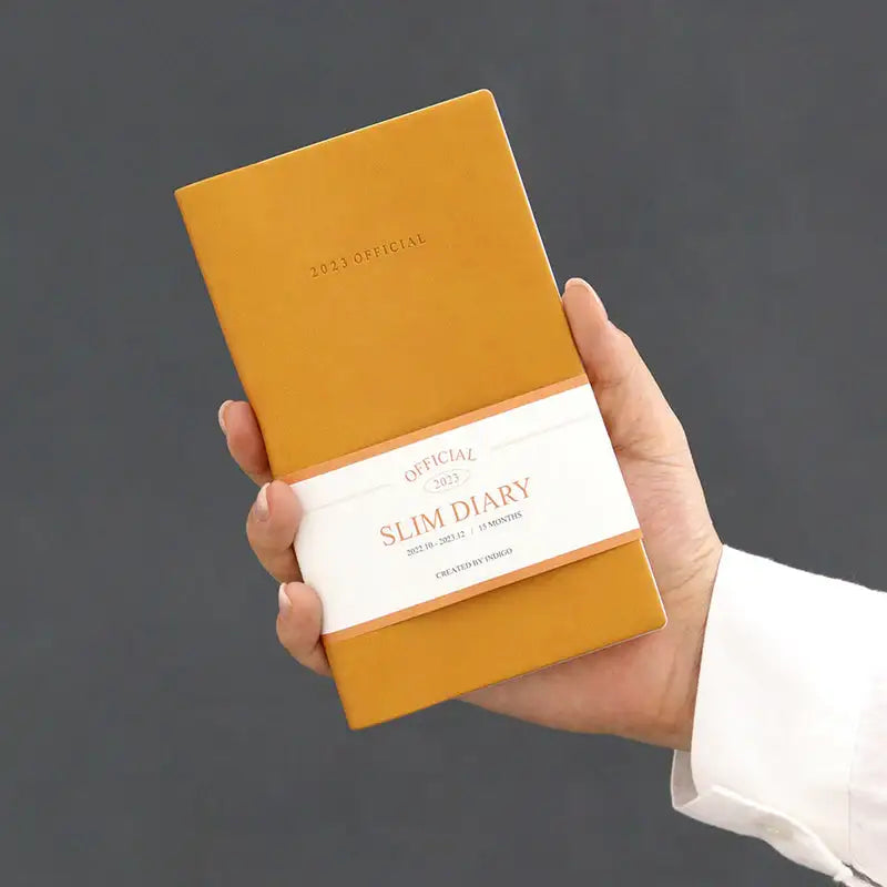 Indigo - 2023 Official Slim Monthly Diary - Indigo - Diary - Harumio