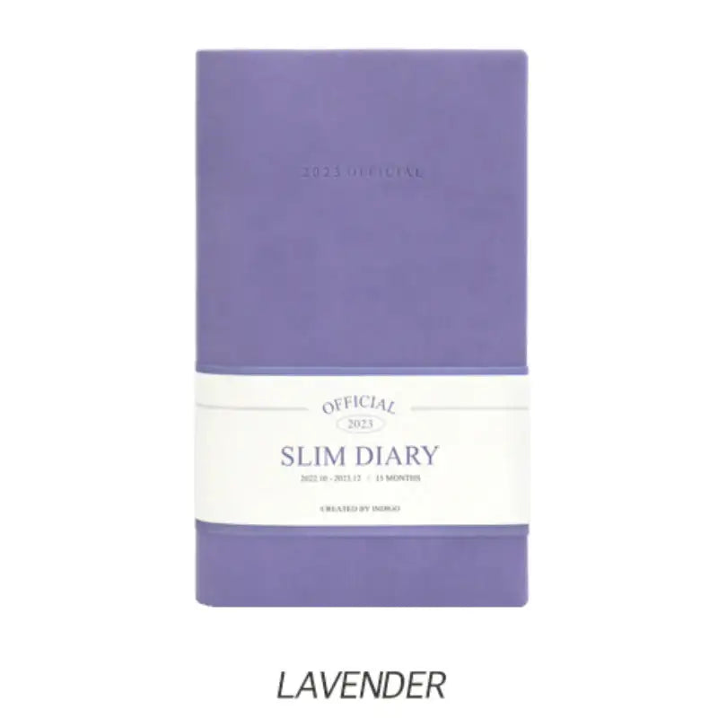 Indigo - 2023 Official Slim Monthly Diary - Indigo - Diary - Harumio