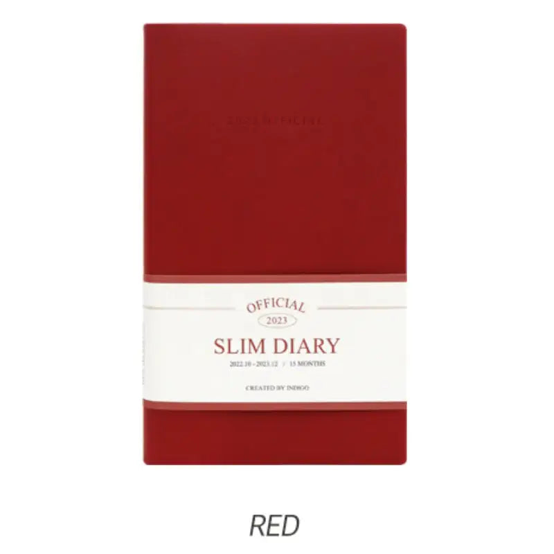 Indigo - 2023 Official Slim Monthly Diary - Indigo - Diary - Harumio
