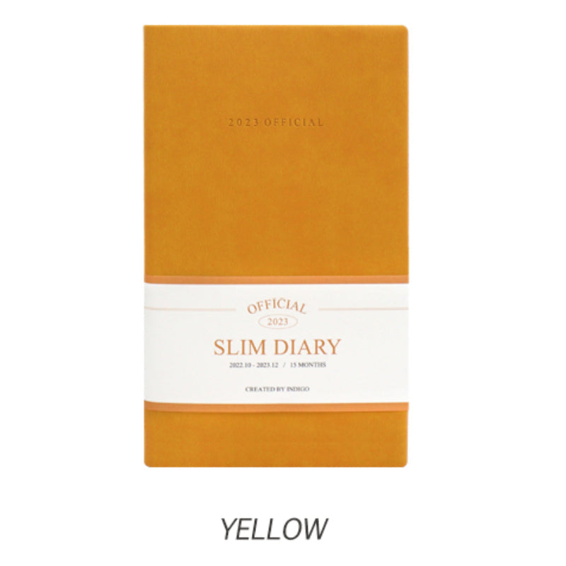 Indigo - 2023 Official Slim Monthly Diary