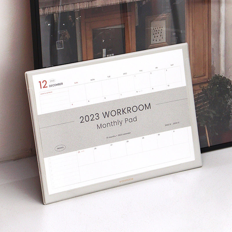 Indigo - 2023 Official Workroom Monthly Pad