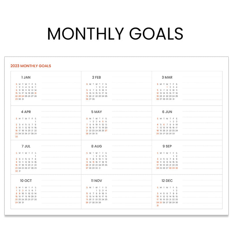 Indigo - 2023 Official Workroom Monthly Pad