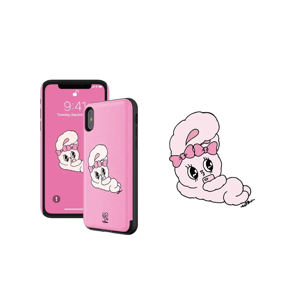 Esther Bunny - Card Slot Phone Case - Esther Bunny - Accessories - Harumio