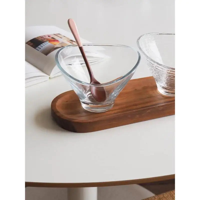Bymino - France Arcoroc Home Café Triangle Glass Ice Cream Bowl - Bymino - Kitchenware - Harumio