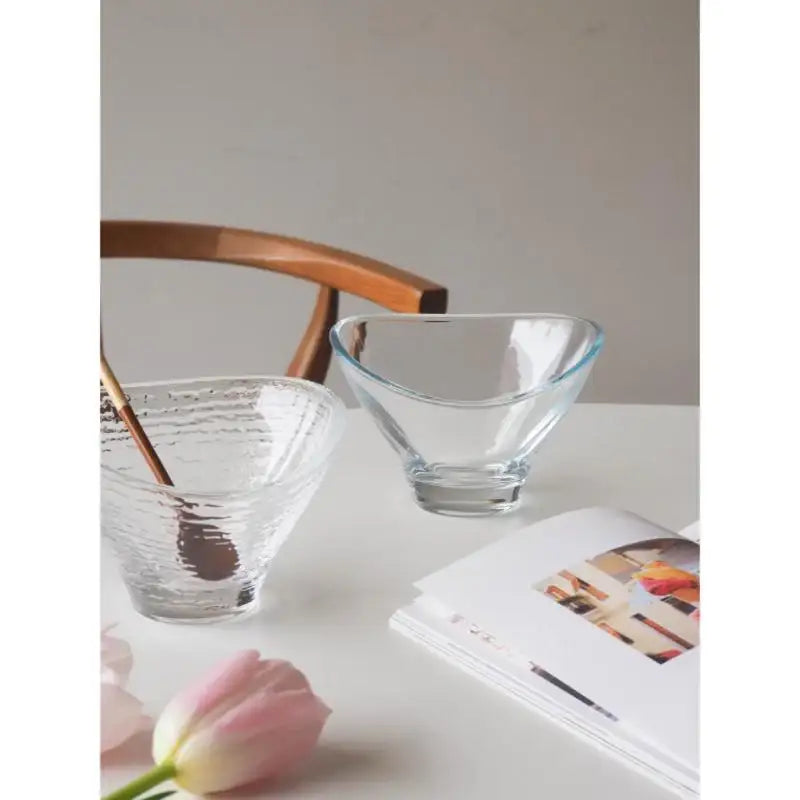 Bymino - France Arcoroc Home Café Triangle Glass Ice Cream Bowl - Bymino - Kitchenware - Harumio