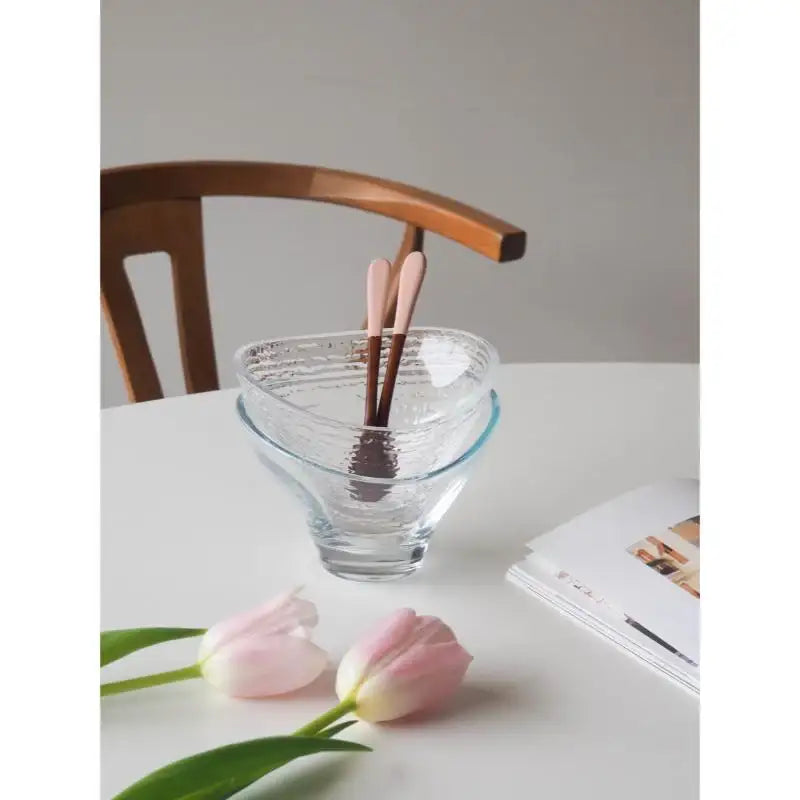 Bymino - France Arcoroc Home Café Triangle Glass Ice Cream Bowl - Bymino - Kitchenware - Harumio