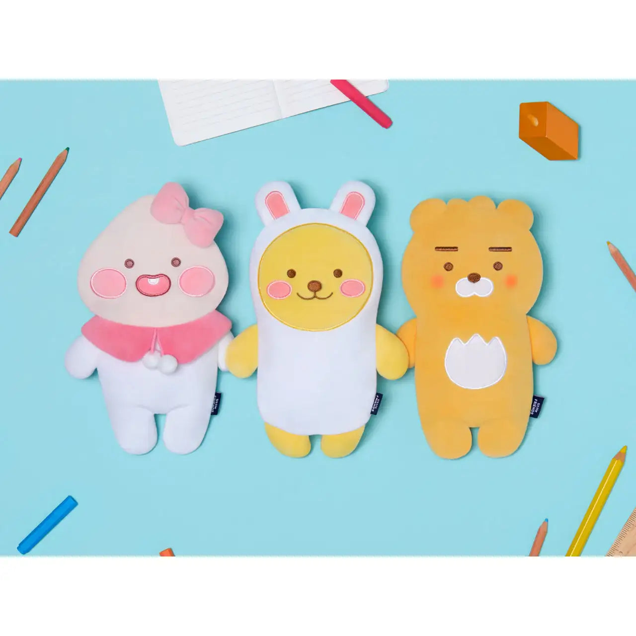 Kakao Friends - Little Friends Full Body Pencil Case - Kakao Friends - Accessories - Harumio