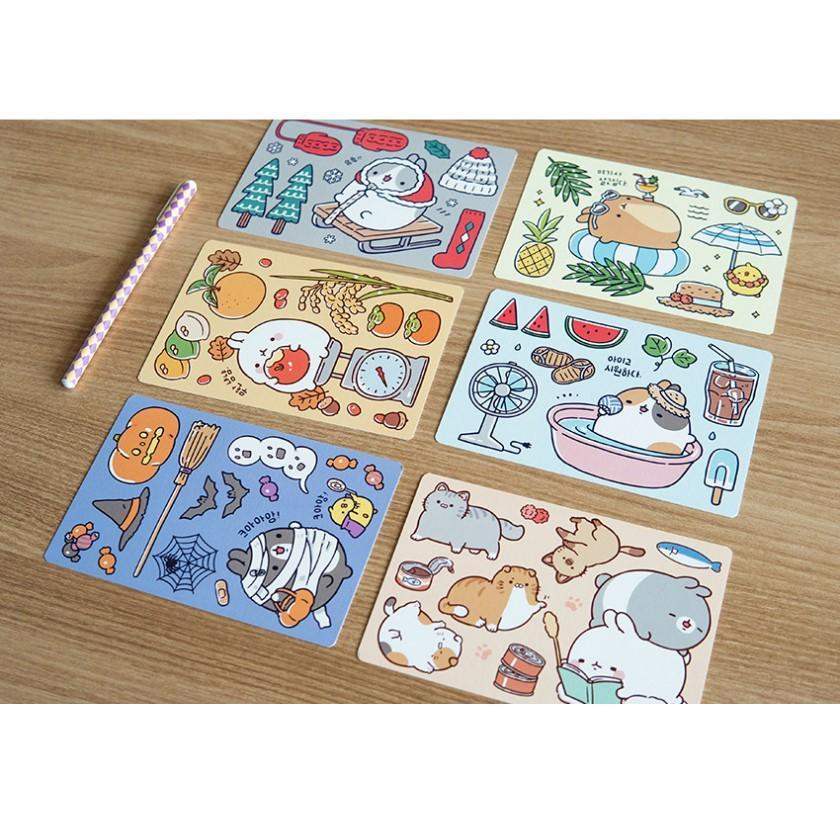 Molang - Postcard Set - 12 - Molang - Accessories - Harumio