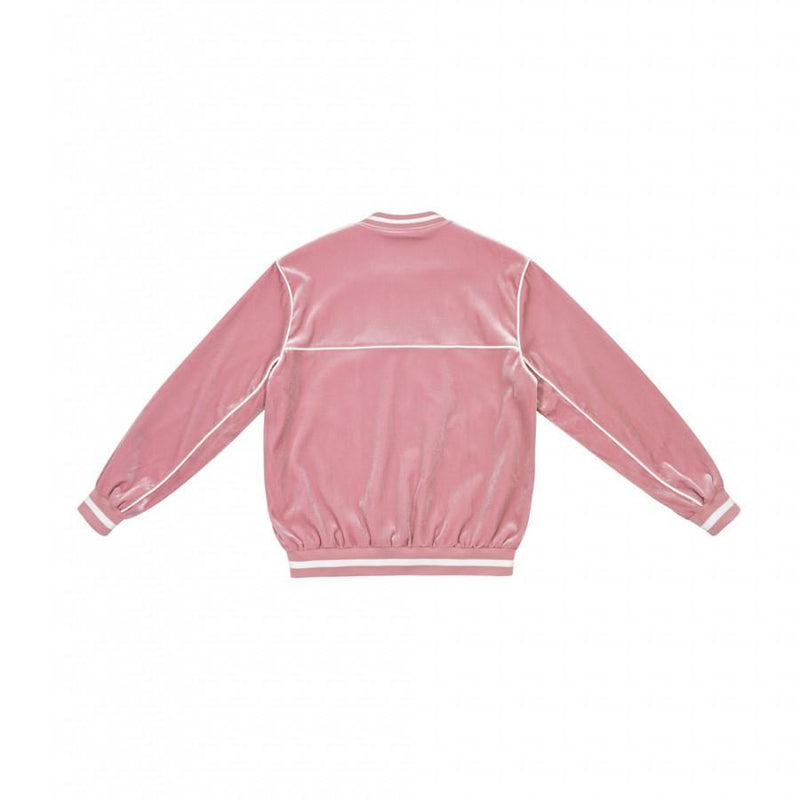 5252 by O!Oi - Velvet Track Jacket - Pink