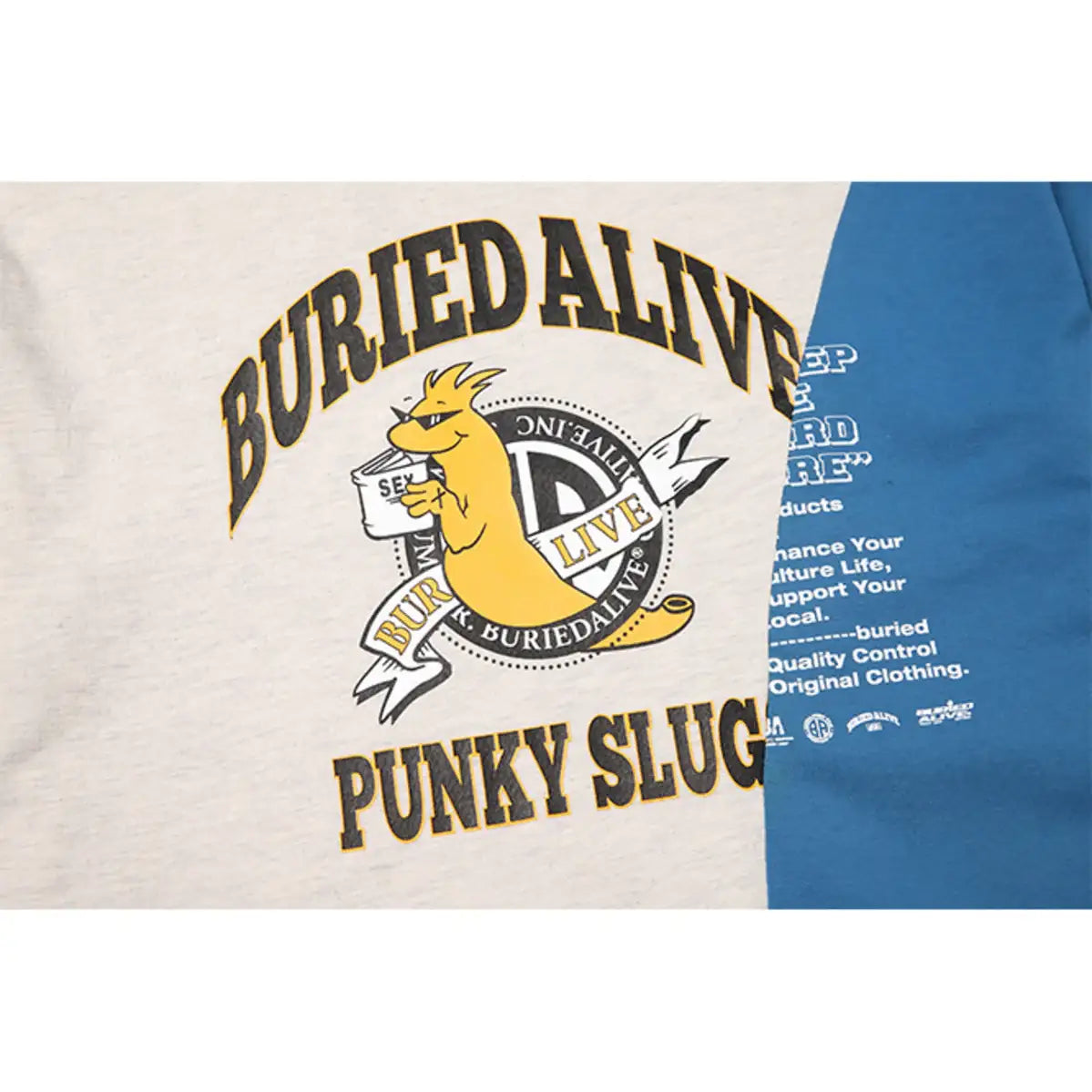 Buried Alive - Punky Slugs Short Sleeve T-Shirt - Buried Alive - Clothing - Harumio