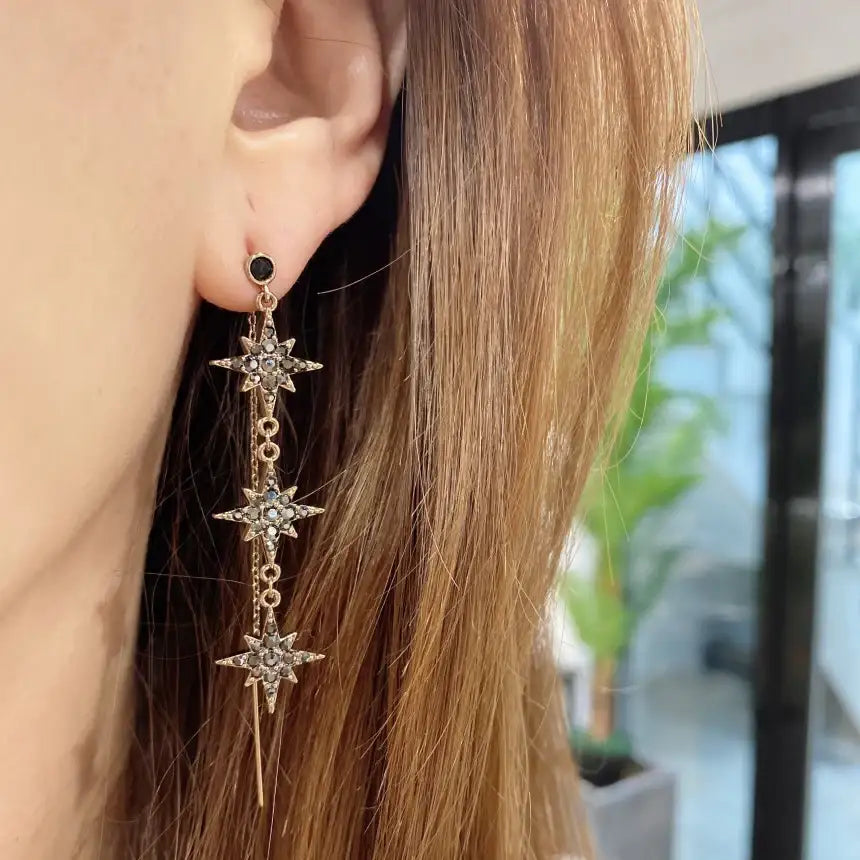 Concept 8 - Trio Bronze Polaris Two-Way Silver Earring - Concept 8 - Jewelry - Harumio