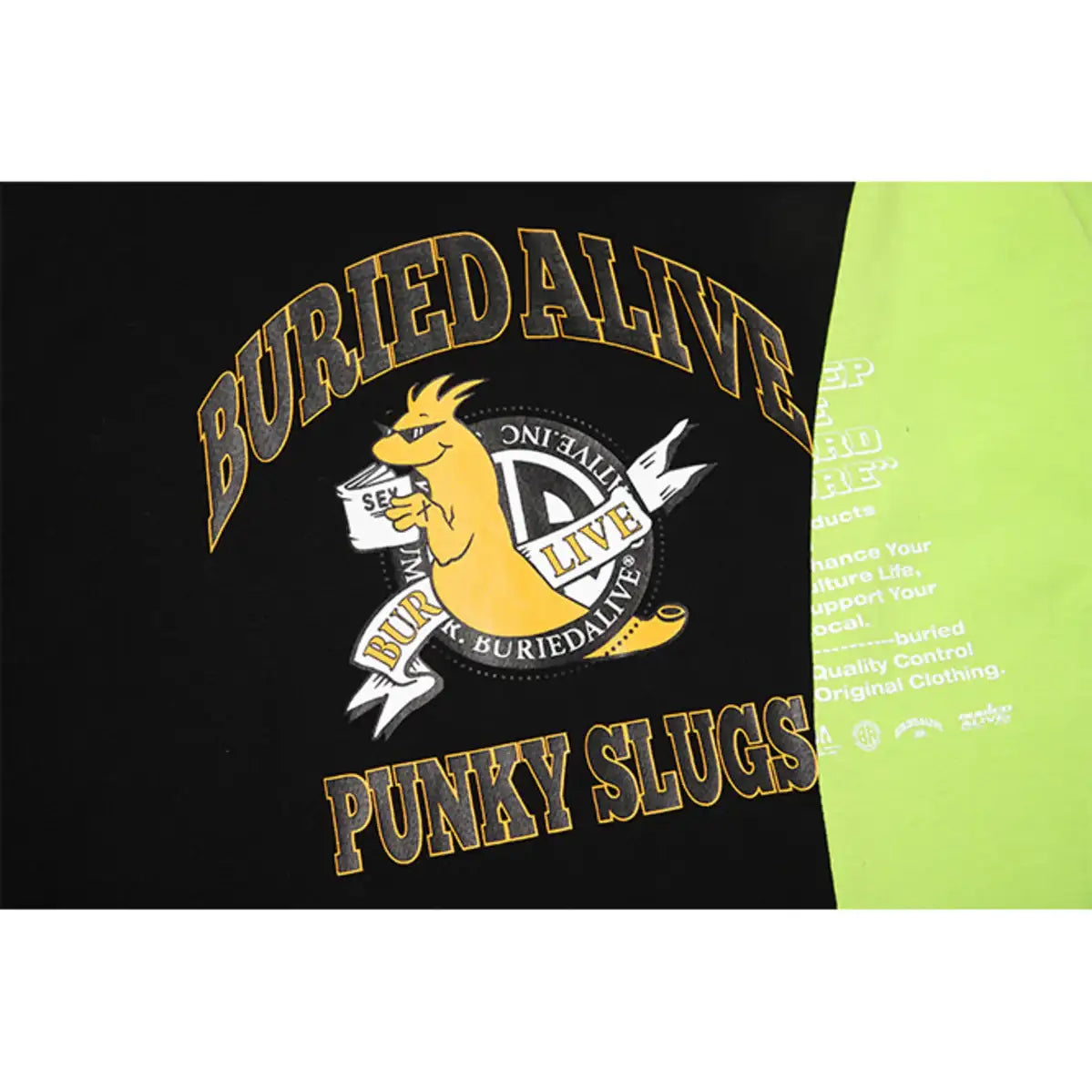 Buried Alive - Punky Slugs Short Sleeve T-Shirt - Buried Alive - Clothing - Harumio