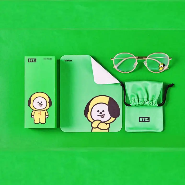 BT21 x LookOptical - Pink Metal Frame Spectacles - BT21 x LookOptical - Accessories - Harumio