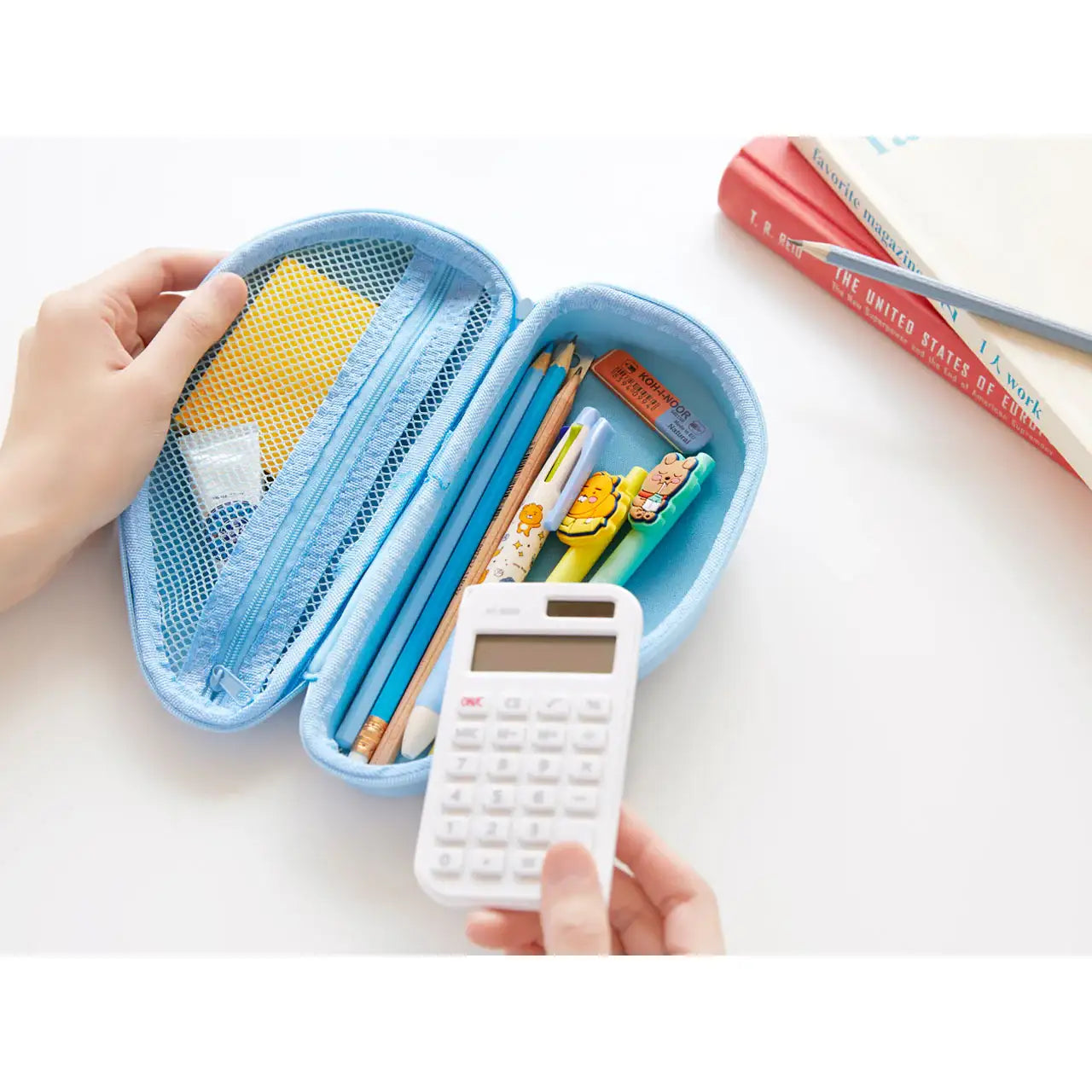 Kakao Friends - Happy Week HardTop Pencil Case - Kakao Friends - Accessories - Harumio