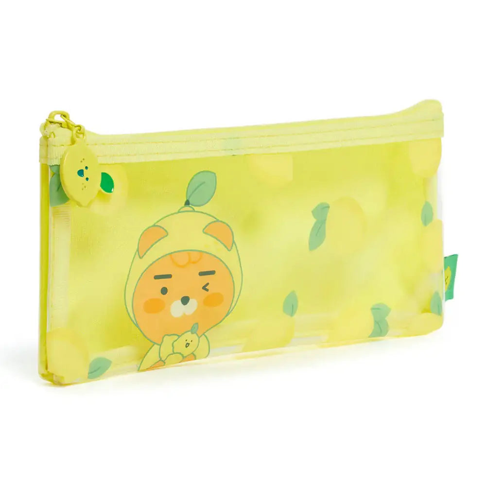 Kakao Friends - Lemon Terrace Clear Pencil Case - Kakao Friends - Accessories - Harumio