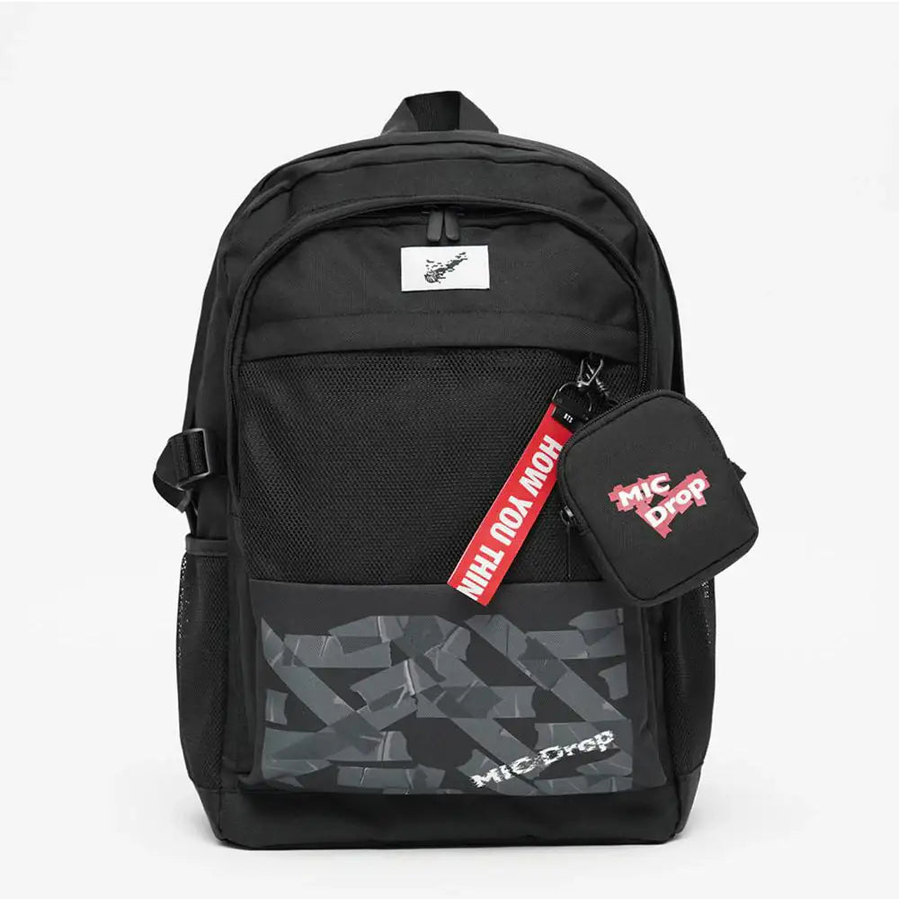BTS x MIC Drop - Pattern Smart Backpack - BTS x MIC Drop - Accessories - Harumio