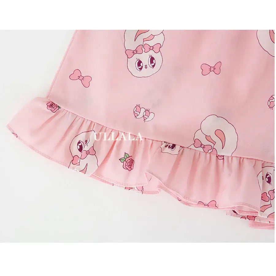 Esther Bunny x Ullala - Heart Bunny Pajama Shorts - Esther Bunny x Ullala - Clothing - Harumio