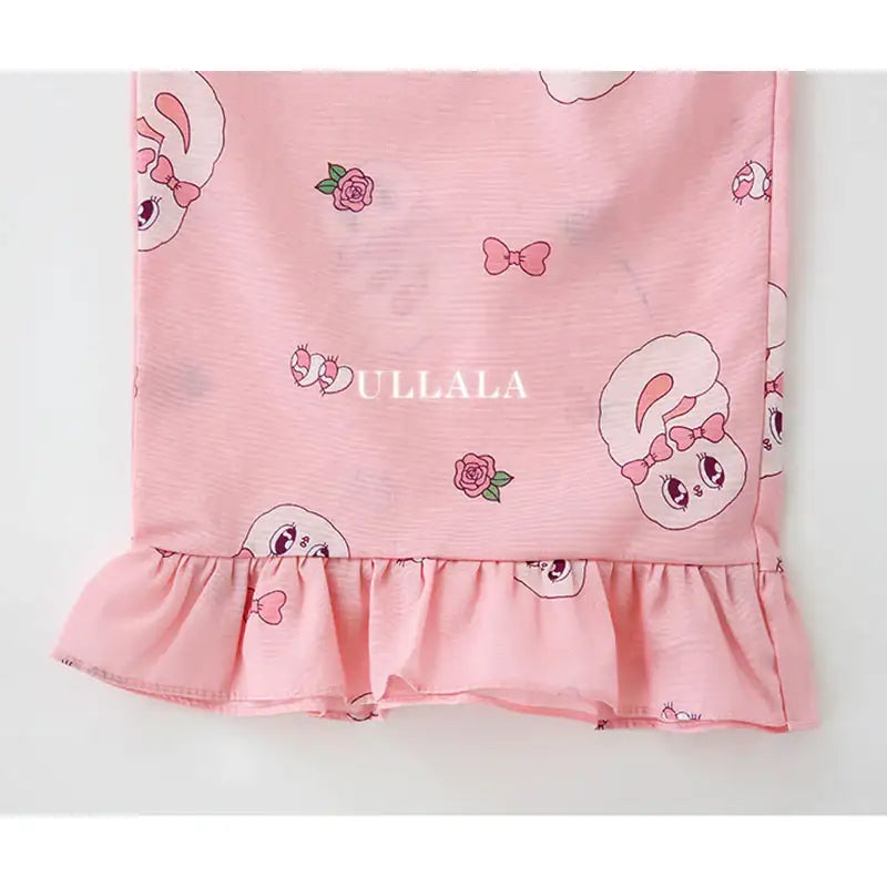 Esther Bunny x Ullala - Heart Bunny Long Pajama Pants - Esther Bunny x Ullala - Clothing - Harumio