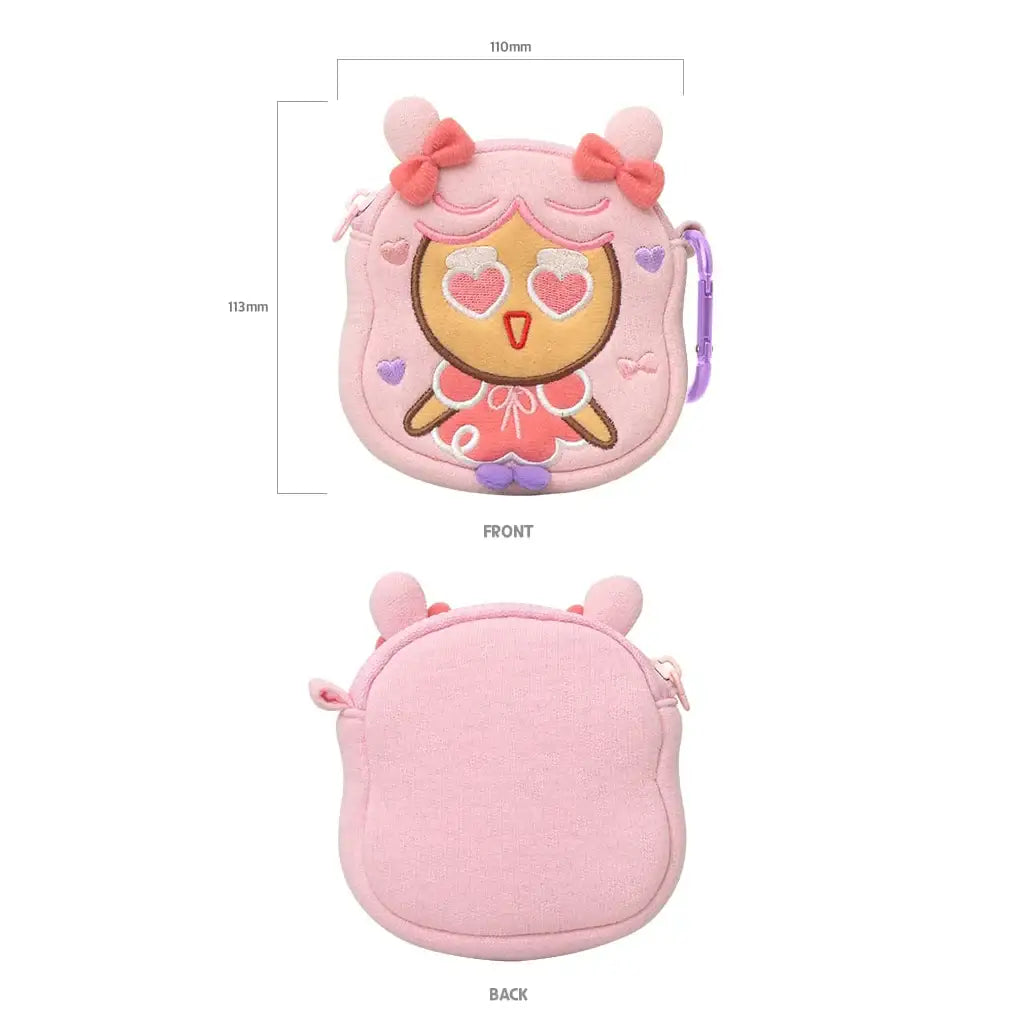 Cookie Run x Hi, Bye Mama - Cotton Candy Cookie Compact Pouch - Cookie Run x Hi, Bye Mama - Accessories - Harumio
