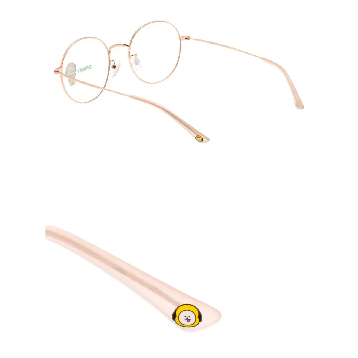 BT21 x LookOptical - Pink Metal Frame Spectacles - BT21 x LookOptical - Accessories - Harumio