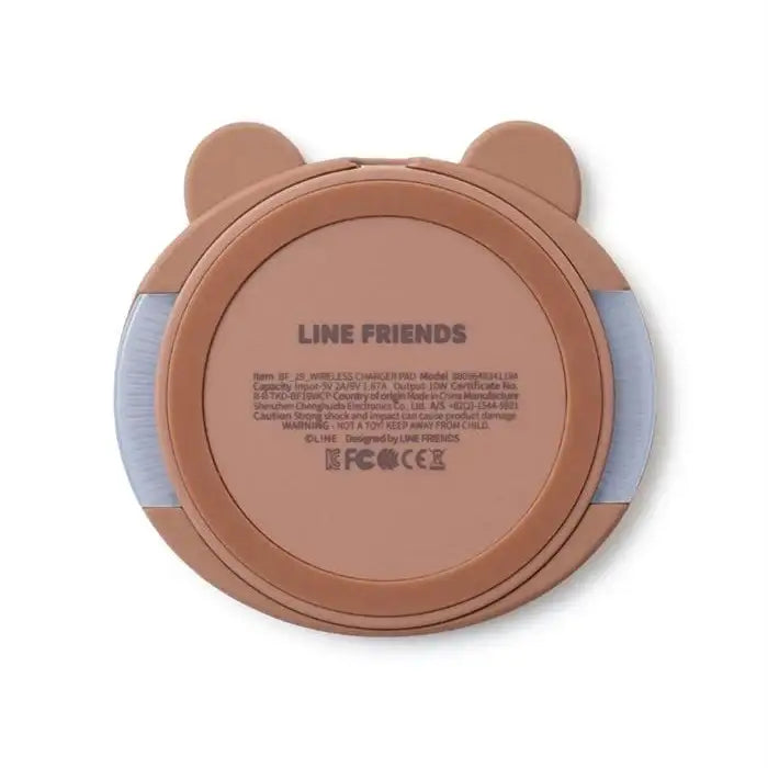 Line Friends - Official Merch - Wireless Charging Pad - Line Friends - Accessories - Harumio