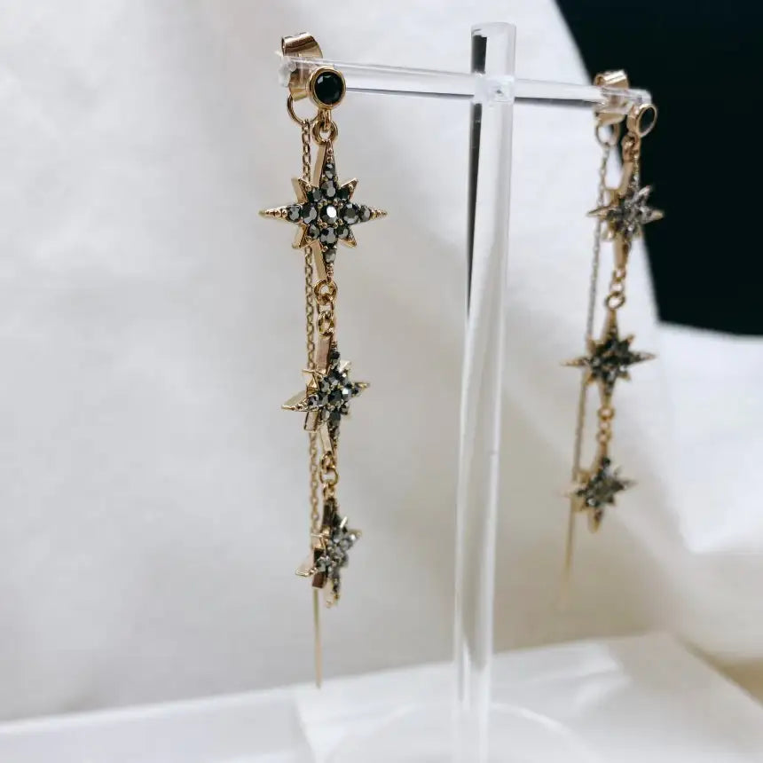 Concept 8 - Trio Bronze Polaris Two-Way Silver Earring - Concept 8 - Jewelry - Harumio