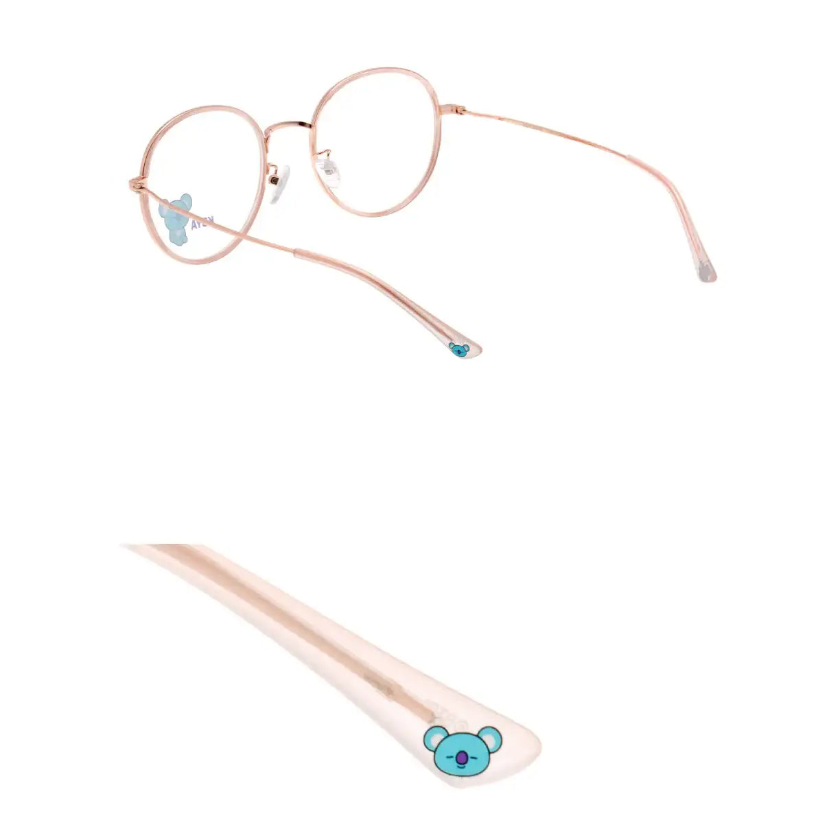 BT21 x LookOptical - Sweet Pink Soltex Metal Frame Spectacles - BT21 x LookOptical - Accessories - Harumio