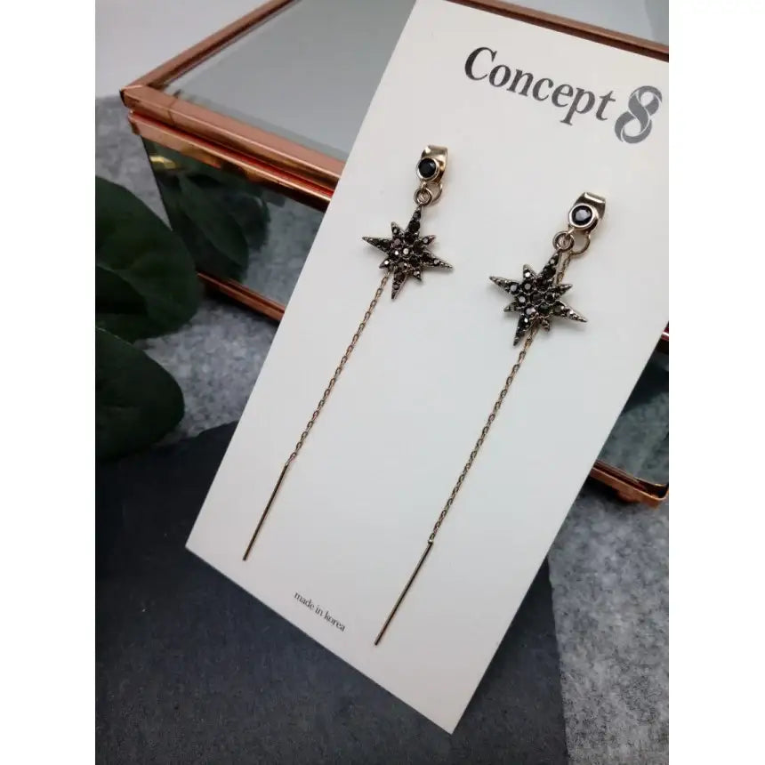 Concept 8 - Bronze Polaris Two-Way Silver Earring - Concept 8 - Jewelry - Harumio