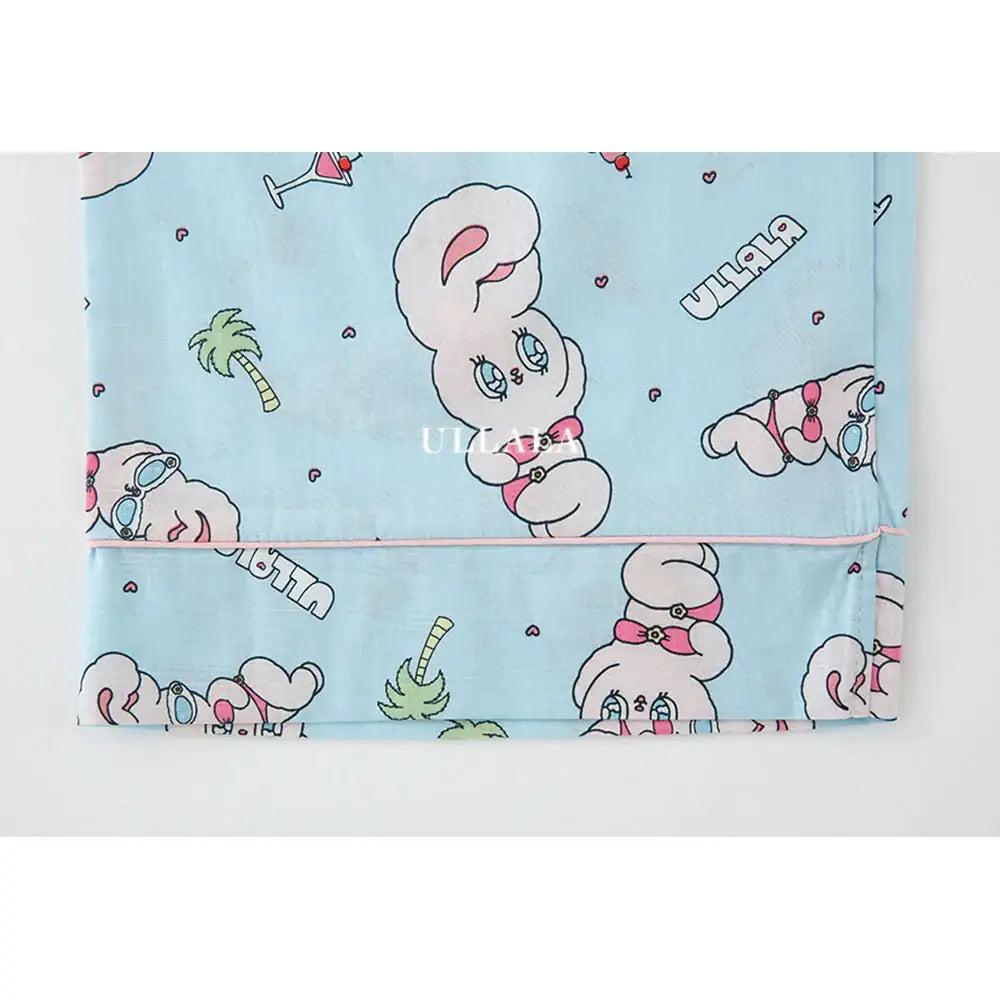 Esther Bunny x Ullala - Vacation Bunny Pajama Pants - Esther Bunny x Ullala - Clothing - Harumio