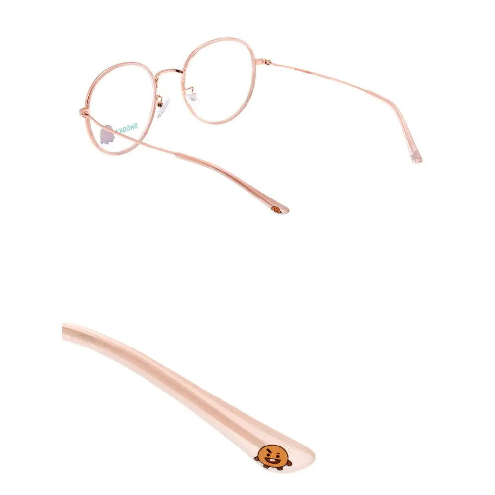 BT21 x LookOptical - Sweet Pink Soltex Metal Frame Spectacles - BT21 x LookOptical - Accessories - Harumio