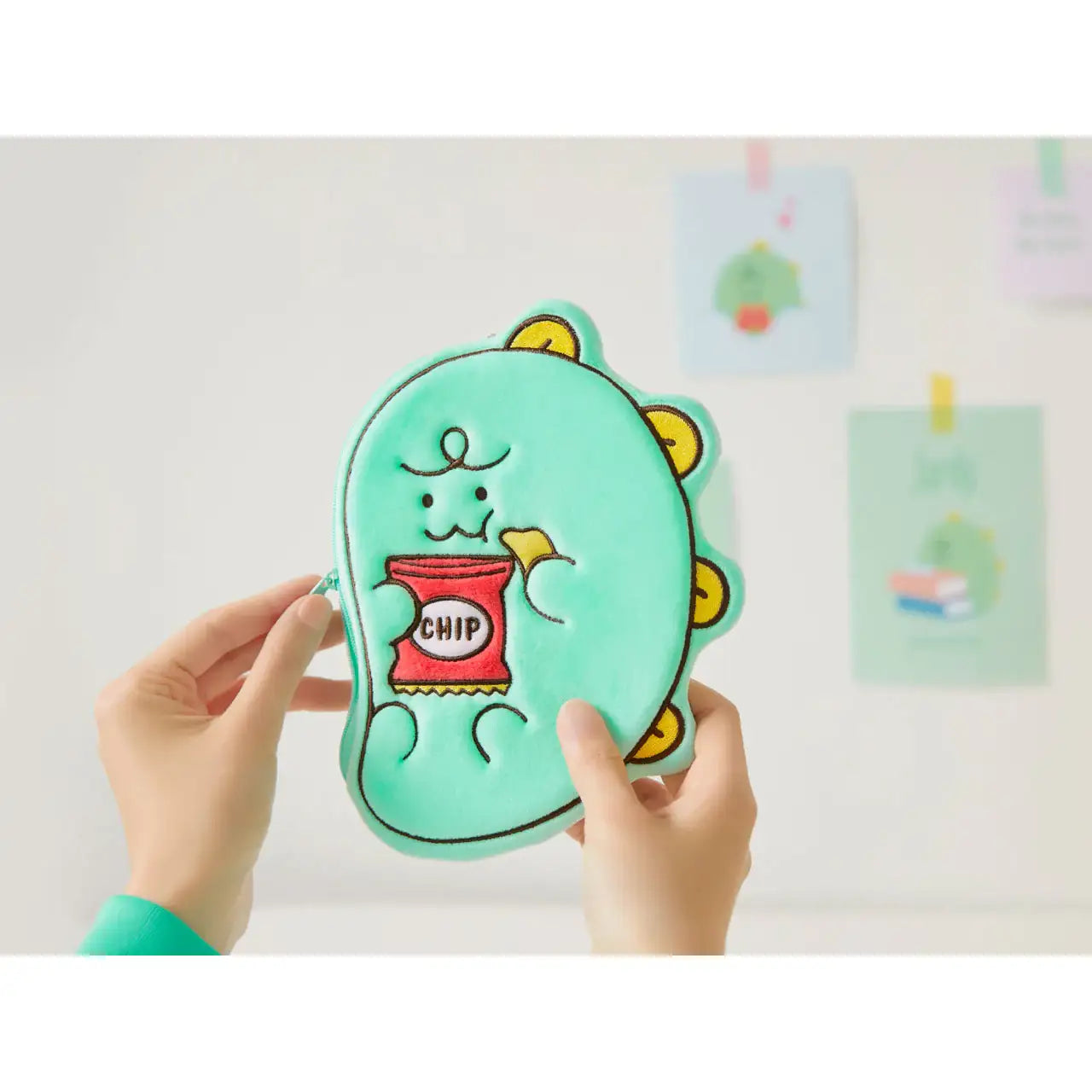 Kakao Friends - Chips Jordy Soft Multi Pouch Keychain - Kakao Friends - Accessories - Harumio
