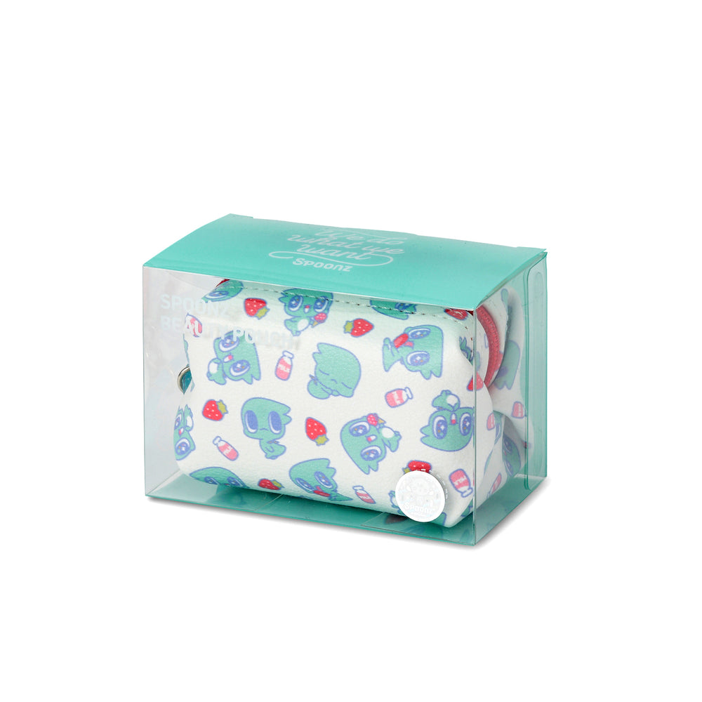 Spoonz x NU'EST - Strawberry Milk Cindy Beauty Pouch