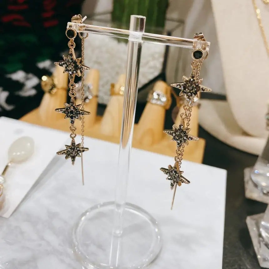Concept 8 - Trio Bronze Polaris Two-Way Silver Earring - Concept 8 - Jewelry - Harumio