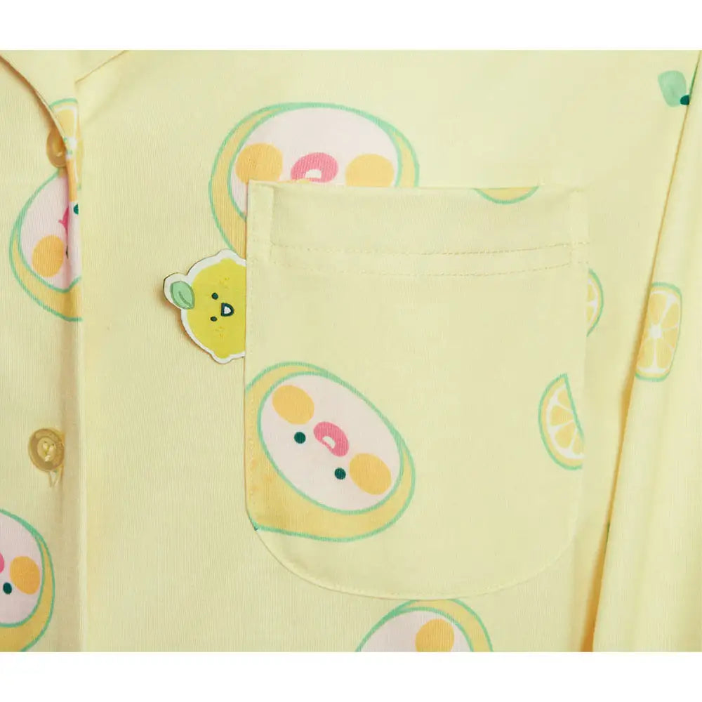 Kakao Friends - Lemon Terrace Pajamas Set - Kakao Friends - Clothing - Harumio