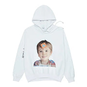 ADLV x SHINSEGAE - Baby Face with Puzzle Hoodie - ADLV x SHINSEGAE - Clothing - Harumio