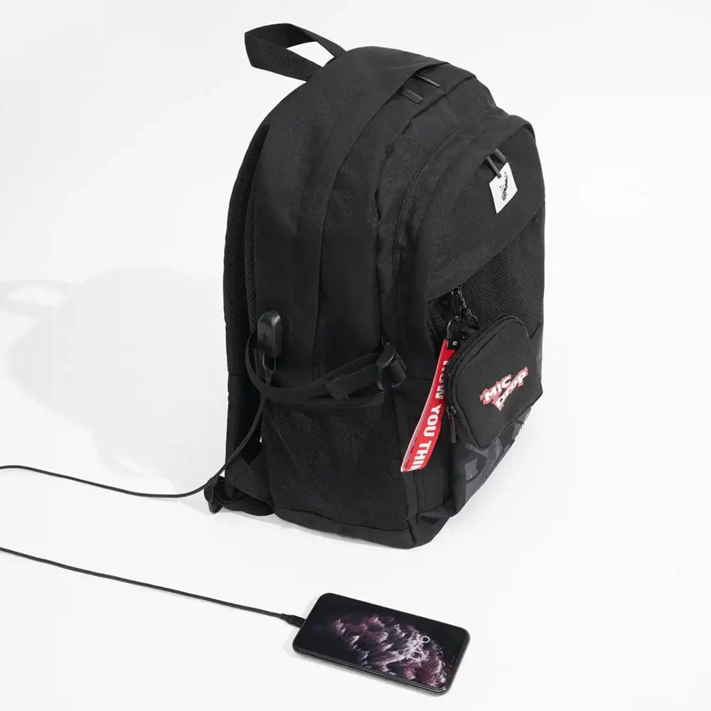 BTS x MIC Drop - Pattern Smart Backpack - BTS x MIC Drop - Accessories - Harumio
