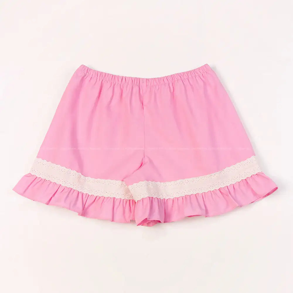 Esther Bunny x Ullala - Pink Short Sleeve Pajamas Set - Esther Bunny x Ullala - Clothing - Harumio