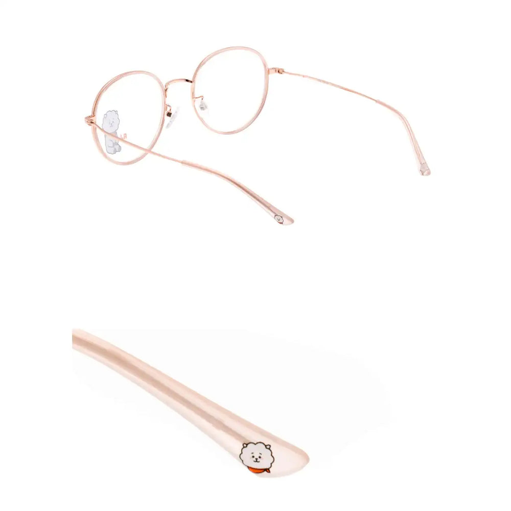 BT21 x LookOptical - Sweet Pink Soltex Metal Frame Spectacles - BT21 x LookOptical - Accessories - Harumio