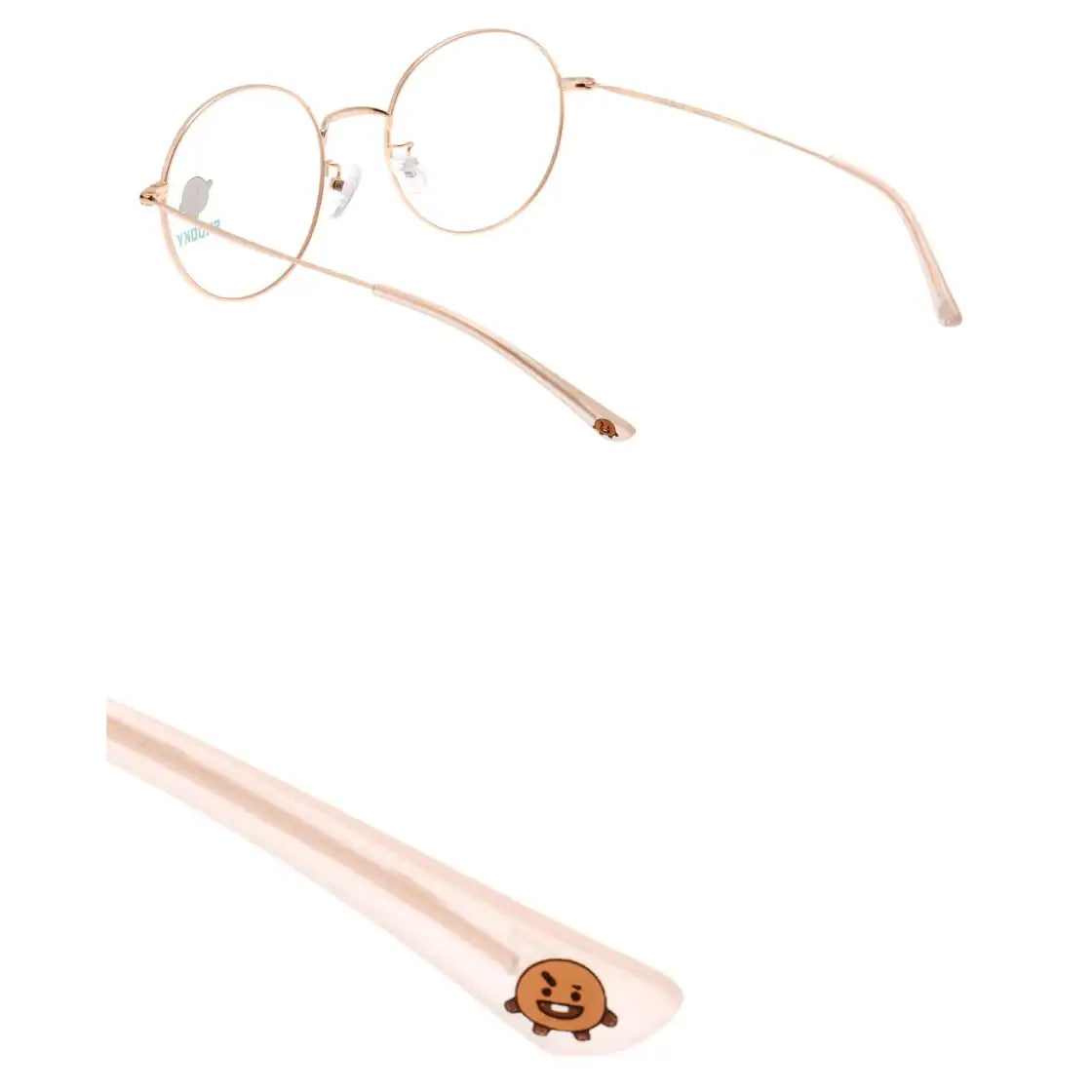 BT21 x LookOptical - Pink Metal Frame Spectacles - BT21 x LookOptical - Accessories - Harumio