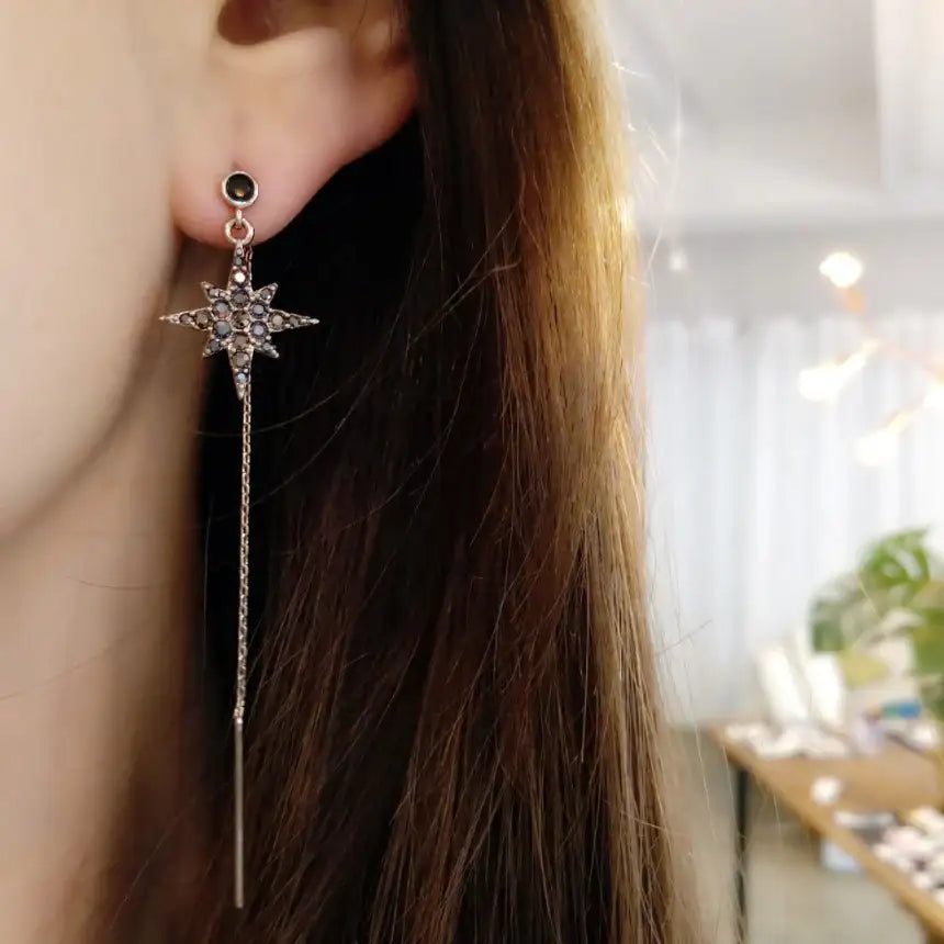 Concept 8 - Bronze Polaris Two-Way Silver Earring - Concept 8 - Jewelry - Harumio