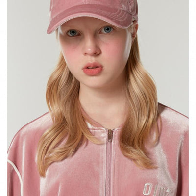 5252 by O!Oi - Velvet Track Jacket - Pink