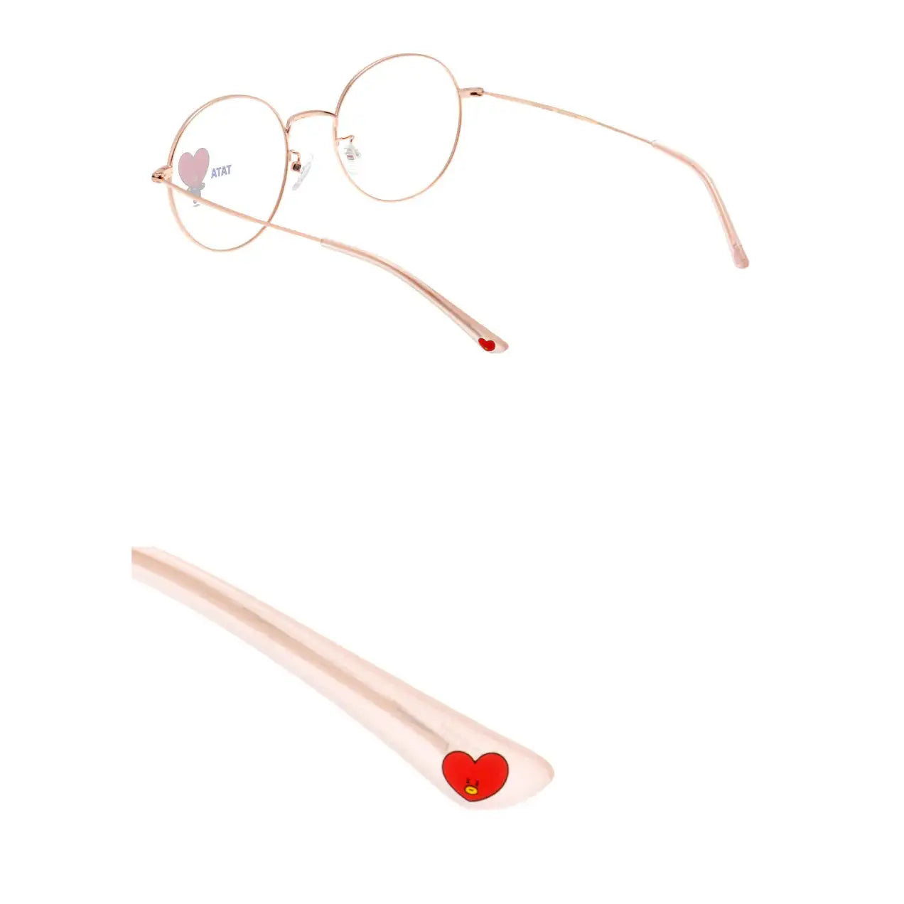 BT21 x LookOptical - Pink Metal Frame Spectacles - BT21 x LookOptical - Accessories - Harumio