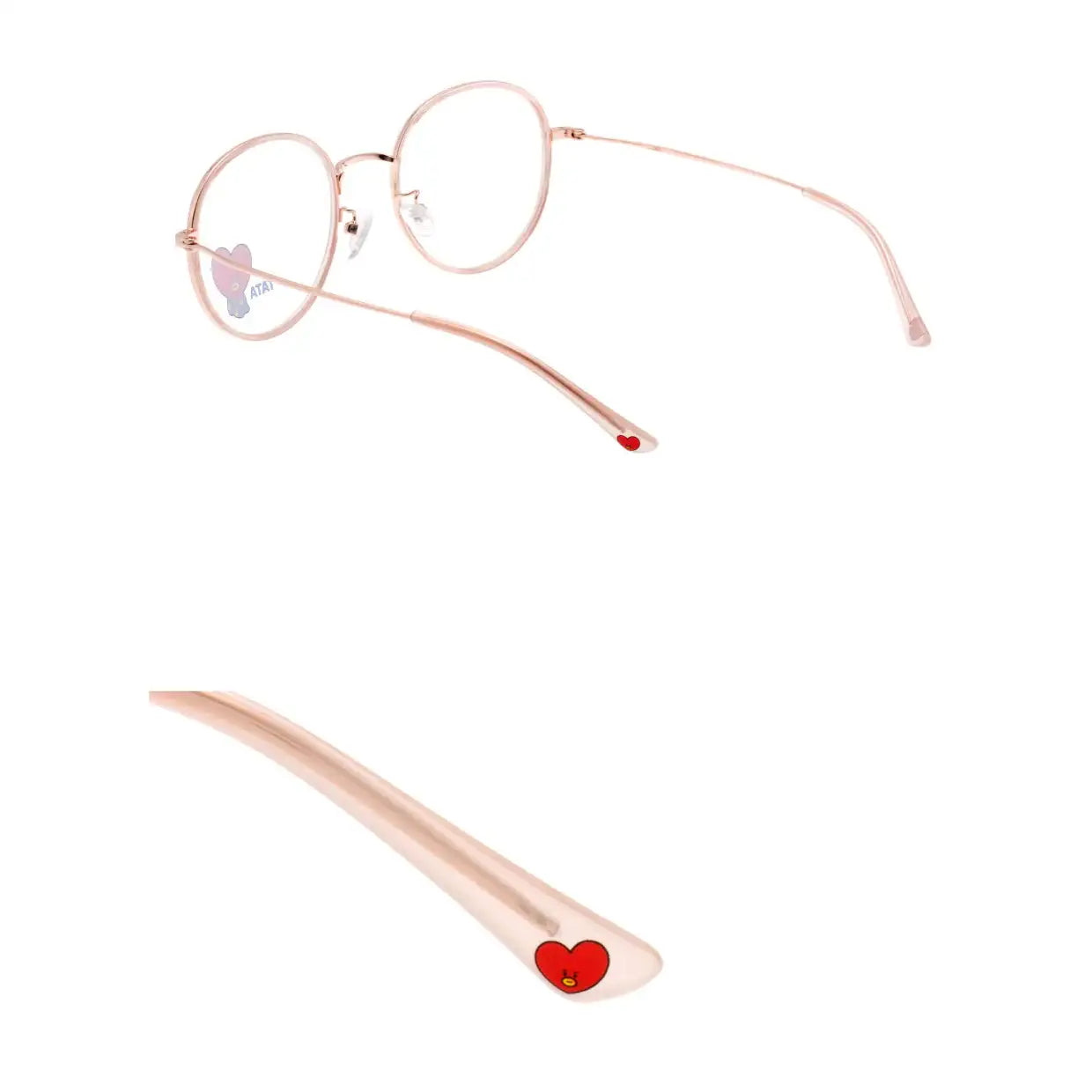 BT21 x LookOptical - Sweet Pink Soltex Metal Frame Spectacles - BT21 x LookOptical - Accessories - Harumio